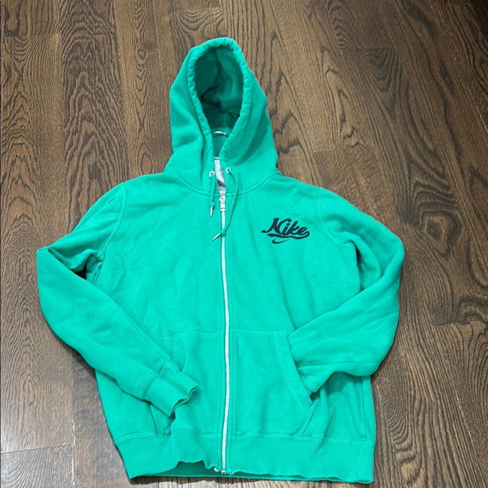 Nike Kids Teal Zip-Up Hoodie
